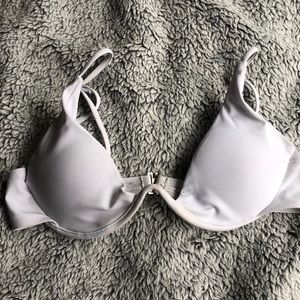 White swimsuit top from Shein